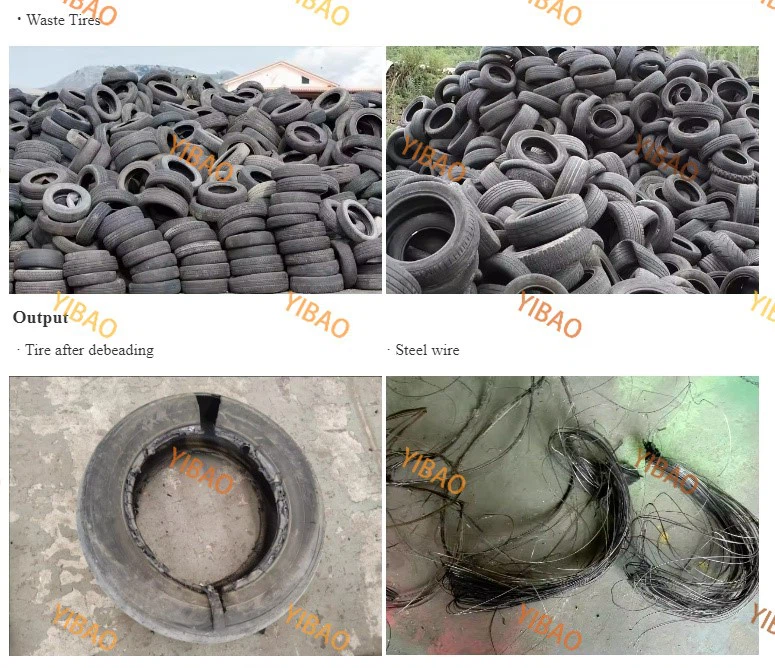 Single Shaft Tire Debeader Machine Single Shaft Tire Debeader Machine